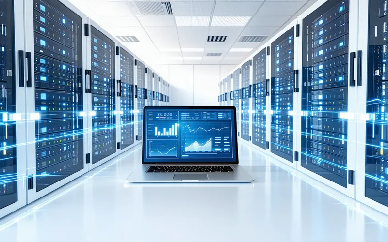 Healthcare data management environment with secure server room and compliance interface